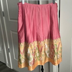 Axcess Liz Claiborne Women's Size 12 Pleated Skirt NWT, fully lined, rose color